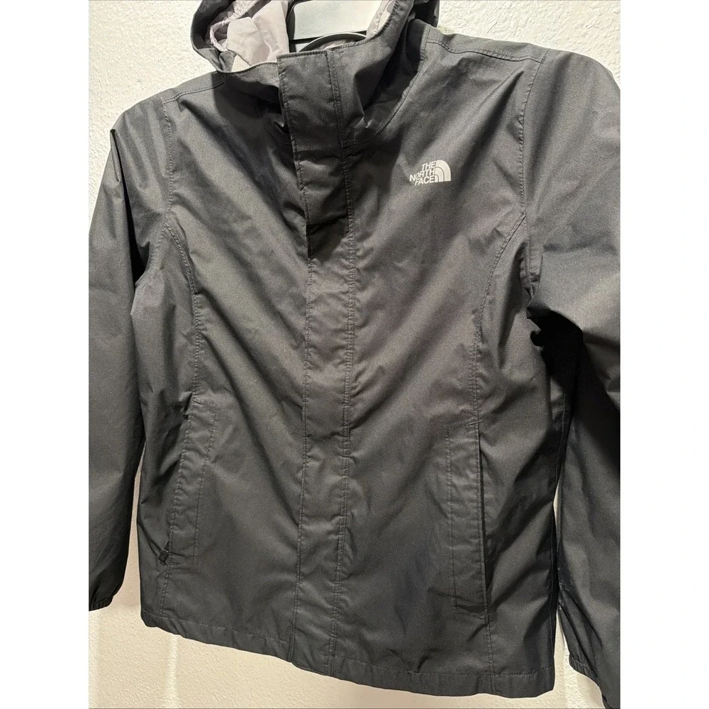 Authentic  The North Face Girls' Resolve Reflective Jacket,  Black  Size L14/16